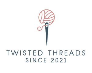 Crochet Thread Needle  logo design