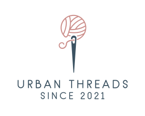 Crochet Thread Needle  logo design