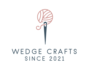 Crochet Thread Needle  logo design