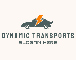 Electric Car Transport  logo design