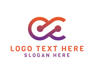 Modern - Modern Infinity Letter OC logo design