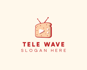 Television Media Sandwich logo design