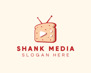 Television Media Sandwich logo design