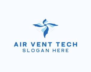 Cool Air Conditioning logo design