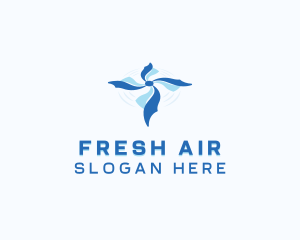 Cool Air Conditioning logo design