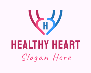 Hand Heart Healthcare logo design