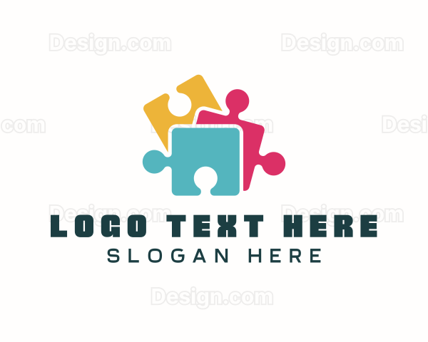 Kindergarten Jigsaw Puzzle Logo