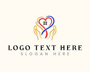 Heart Counseling Hand logo