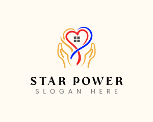 Heart Counseling Hand Logo