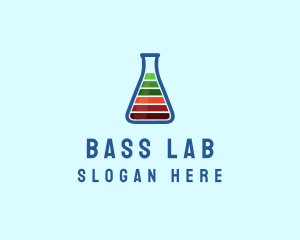 Scientific Test Tube logo design