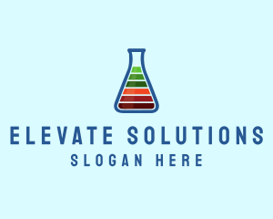 Scientific Test Tube logo design