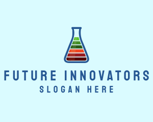 Scientific Test Tube logo design