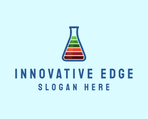 Scientific Test Tube logo design