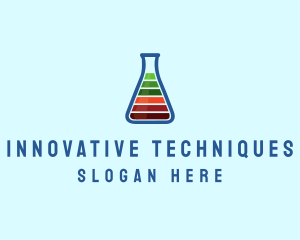 Scientific Test Tube logo design