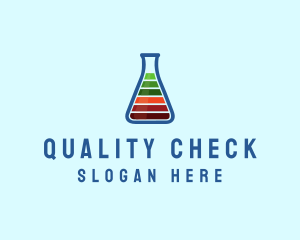 Scientific Test Tube logo design