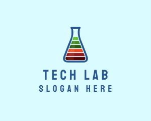 Scientific Test Tube logo design