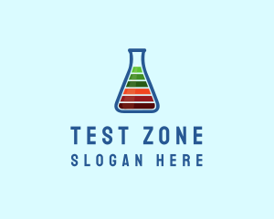 Scientific Test Tube logo design