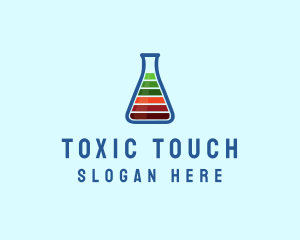 Scientific Test Tube logo design