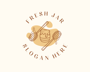 Honey Jar Syrup logo design