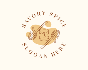 Honey Jar Syrup logo design