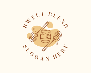 Honey Jar Syrup logo design