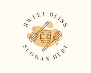 Honey Jar Syrup logo design