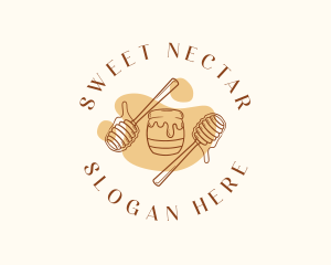 Honey Jar Syrup logo design
