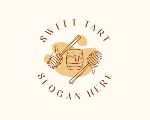 Honey Jar Syrup logo design