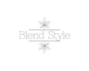 Elegant Leaves Style logo design