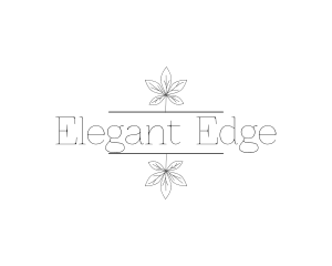 Elegant Leaves Style logo design