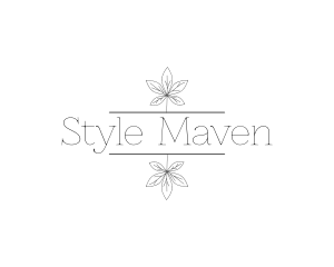 Elegant Leaves Style logo design