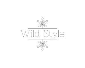 Elegant Leaves Style logo design