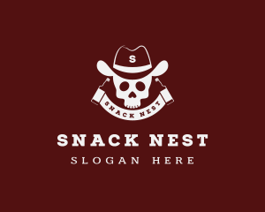 Cowboy Skull Saloon logo design