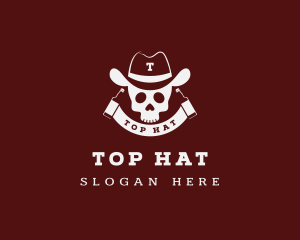 Cowboy Skull Saloon logo design