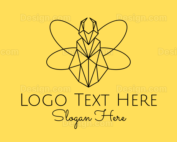 Modern Geometric Bug Logo