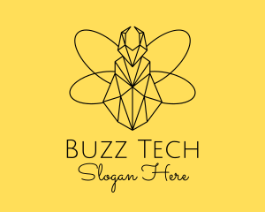 Modern Geometric Bug logo