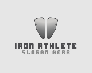 Silver Metal Armor logo design