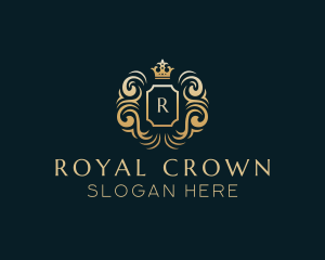 Luxury Shield Crown logo