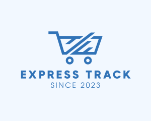 Express Shopping Cart logo design