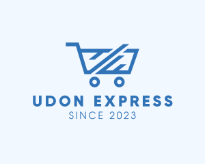 Express Shopping Cart logo design