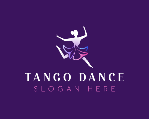 Dancing Ballerina Studio logo design