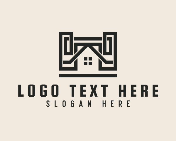 Roofing logo example 3