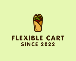 Mexican Burrito Wrap logo design