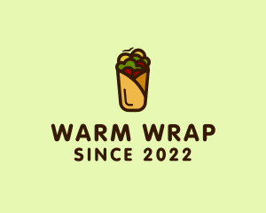 Mexican Burrito Wrap logo design