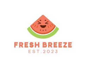 Happy Fresh Watermelon logo design