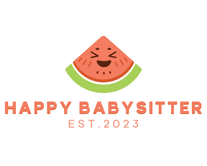 Happy Fresh Watermelon logo design