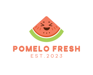 Happy Fresh Watermelon logo design