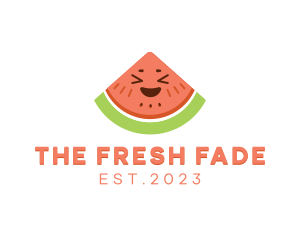 Happy Fresh Watermelon logo design