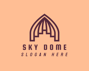 Elegant Dome Letter A logo