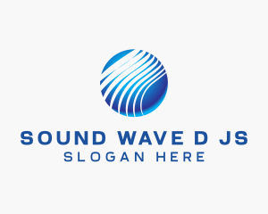 Globe Wave Technology logo design